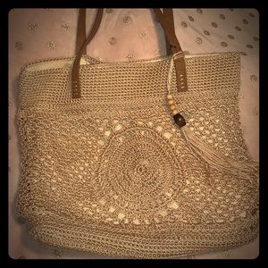 New Sonoma crochet hobo shoulder bag